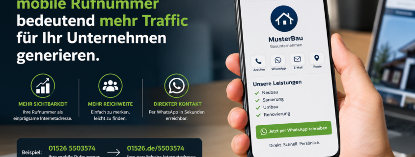 Telefonnummer zur Webseite